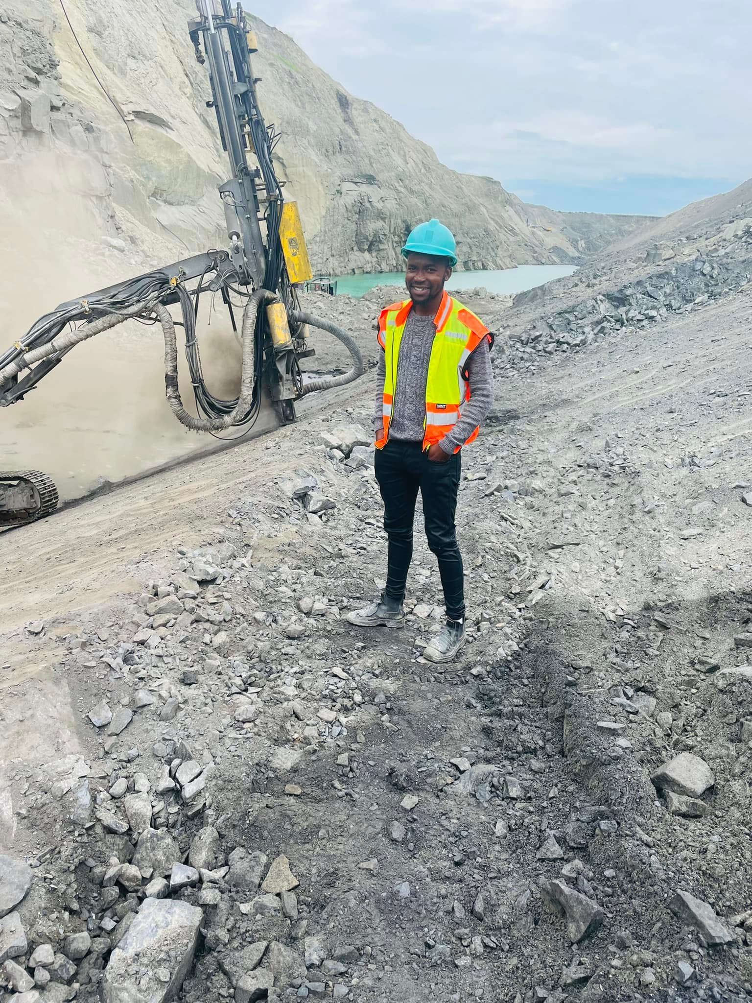 Drilling Chrome in Progress - Mining Site in North West